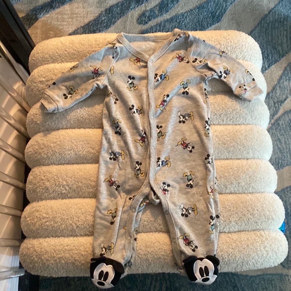 Mickey Mouse onesie worn 1x